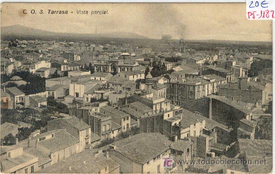 Postcards: (Ps-1182)POSTAL DE TARRASA-Vista Parcial.