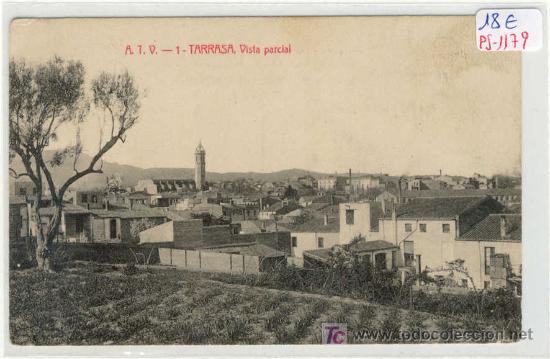 Postkarten: (PS-1179)POSTAL DE TARRASA-Vista parcial.