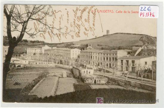 Postkarten: (PS-1176)POSTAL DE CALDETAS - Calle de la Santema.