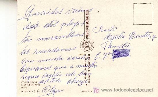 Postales: reverso postal - Foto 2