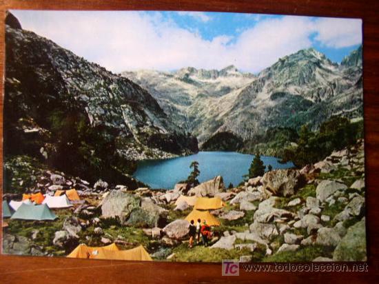Postales: Pirineos centrales. Lago negro