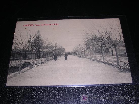 Postales: CERVERA PASEO DE PRAT DE LA RIBA - Foto 1