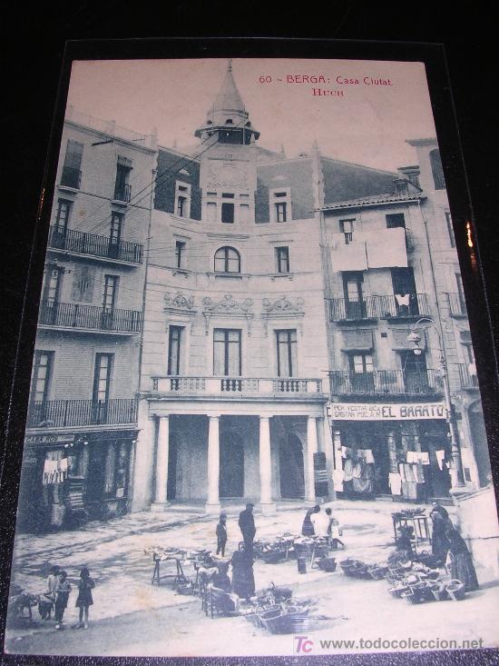Postales: 60 - BERGA CASA CIUTAT HUCH - Foto 1