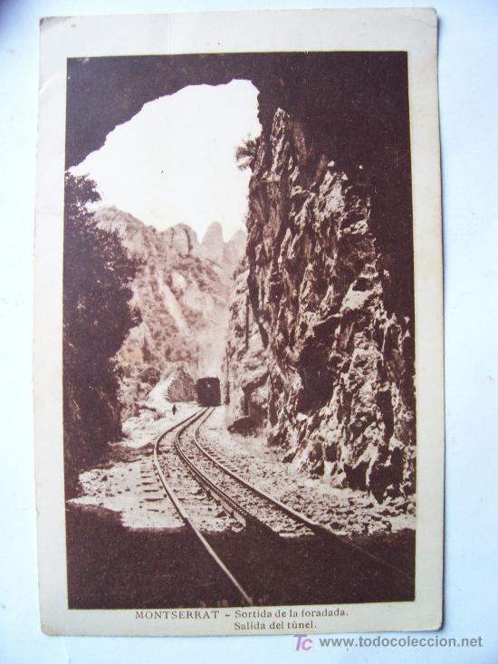 Postales: montserrat - salida del tunel - Foto 1