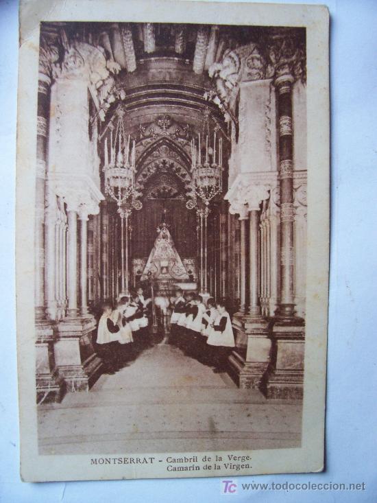Postales: montserrat - camarin de la virgen - Foto 1