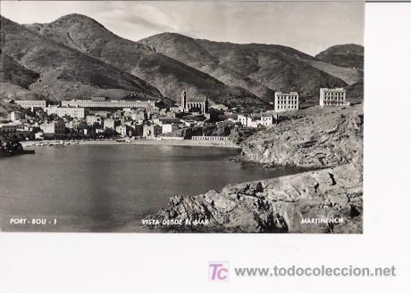 Postcards: PORT BOU-TARJETA POSTAL DE PORT BOU VISTA DESDE EL MAR.N&ordm;1.-MARTINECH.