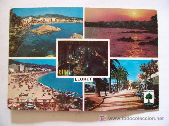 Postales: postal de lloret de mar, escrita 1965, sin circular - Foto 1