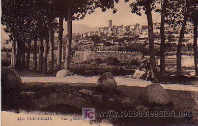 Postales: PUIGCERD&Agrave;. VISTA GENERAL. (ED. SAUQUET) - Foto 1