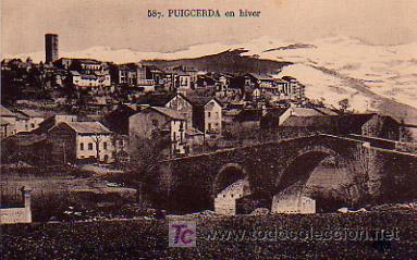 Postales: PUIGCERD&Agrave;. EN HIVER. - Foto 1