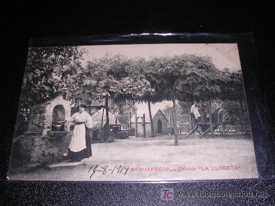 Postales: AYGUAFREDA, COLONIA LA LLOBETA - Foto 1