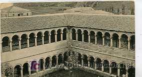 Postales: POSTAL DE RIPOLL, INTERIOR DEL CLAUSTRO   CIRCULADA - Foto 1