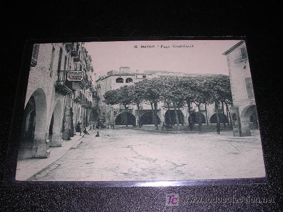 Postales: 15 BANYOLES, PLA&Ccedil;A CONSTITUCIO, EDC, CLARAMUNT - Foto 1