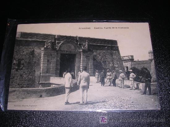 Postales: FIGUERAS, CASTILLO, PUERTA DE LA AVANZADA - Foto 1