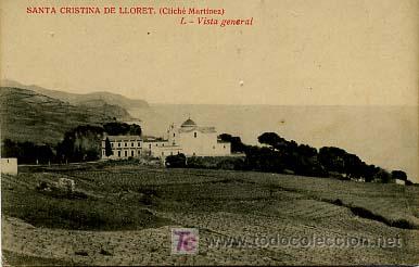 Postkarten: SANTA CRISTINA DE LLORET. (CLICH&Eacute; MART&Iacute;NEZ). L-VISTA GENERAL. (THOMAS)