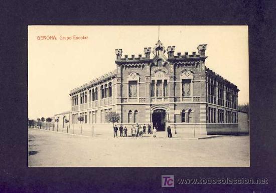 Postales: Postal de GIRONA: Grup escolar (Thomas) (animada) - Foto 1