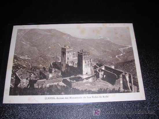 Postales: LLANSA, RUINAS DEL MONASTERIO DE SAN PEDRO DE RODA - Foto 1