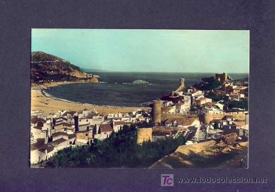 Postales: Postal de TOSSA (Girona): Cases blanques sobre el mar (Zerkowitz) - Foto 1