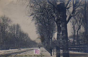 Postales: BARCELONA. PARQUE. PASEO DE LOS ALAMOS - Foto 1