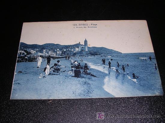 Postales: 128 SITGES PLAYA, L.ROISIN - Foto 1