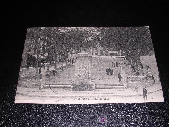 Postales: FIGUERAS, LA RAMBLA - Foto 1