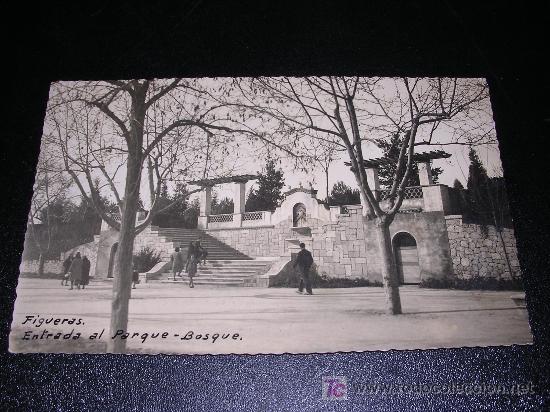 Postales: FIGUERAS, ENTRADA AL PARQUE, BOSQUE - Foto 1