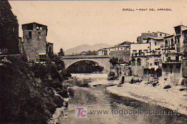 Postales: RIPOLL. PONT DEL ARRABAL. - Foto 1
