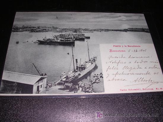 Postales: BARCELONA. PUERTO Y LA BARCELONETA.- - Foto 1