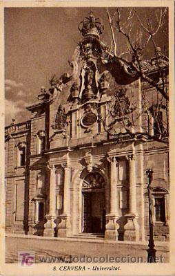 Postales: CERVERA. UNIVERSITAT. - Foto 1