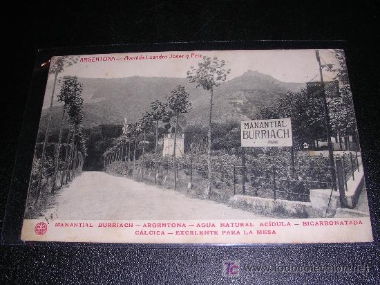 Postales: ARGENTONA -AVENIDA LEANDRO JOVER Y PEIX.- - Foto 1