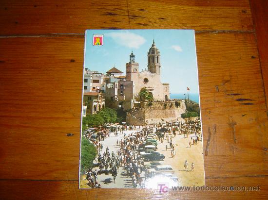 Postales: Postal de Sitges 253 Paseo de Ribera y Iglesia - Foto 1