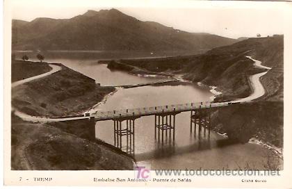 Postales: POSTAL TREMP EMBALSE SANT ANTONI - Foto 1
