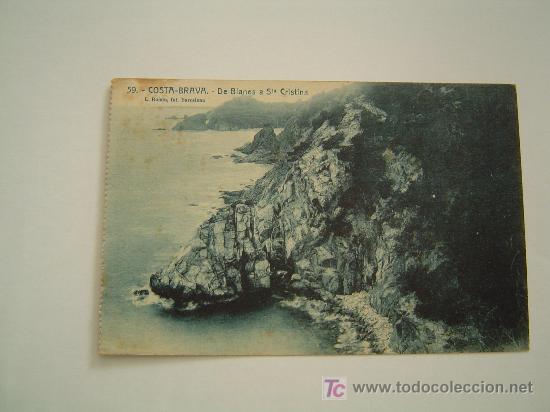 Postales: Postal de Blanes-59 De Blanes a St&ordf; Cristina