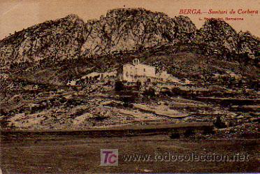 Postales: BERGA. SANTUARI DE CORBERA. (L. ROISIN) - Foto 1