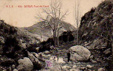 Postales: ATV - 978. BERGA. FONT DEL CAROT. - Foto 1