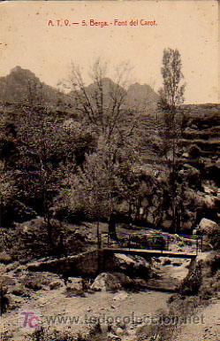 Postales: ATV - 5. BERGA. FONT DEL CAROT. - Foto 1