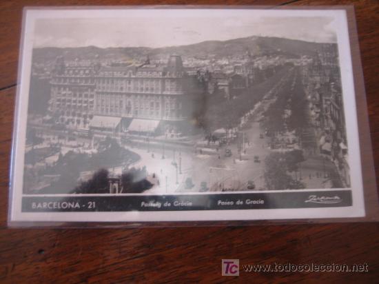 Postales: PASEO DE GRACIA - Foto 1