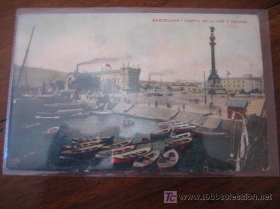 Postales: PUERTA DE LA PAZ Y ADUANA - Foto 1