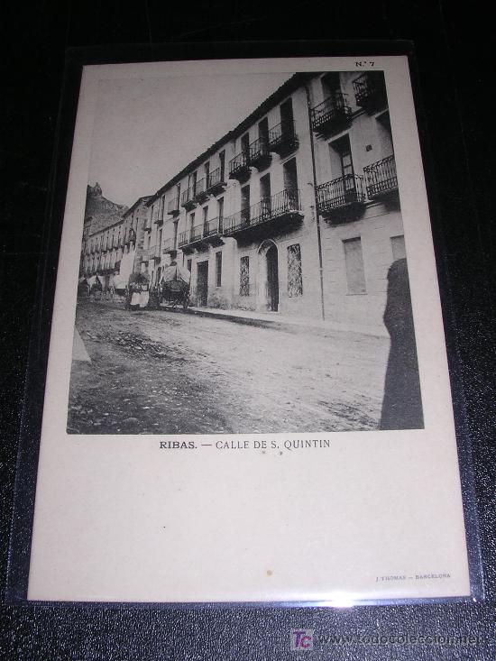 Postales: RIBAS, CALLE DE S. QUINTIN - Foto 1