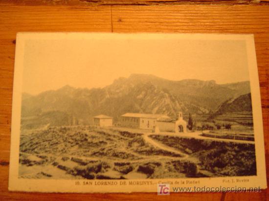 Postales: Postal de San Lorenzo de Morunys -10 Capilla de la Piedad...Pirineo Catal&aacute;n