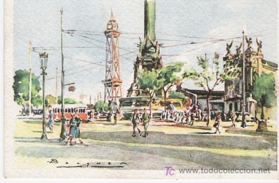 Postales: RARA POSTAL DE BARCELONA - Foto 1