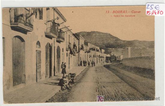 Postcards: (PS-1470)POSTAL DE BORRAS-CARRER