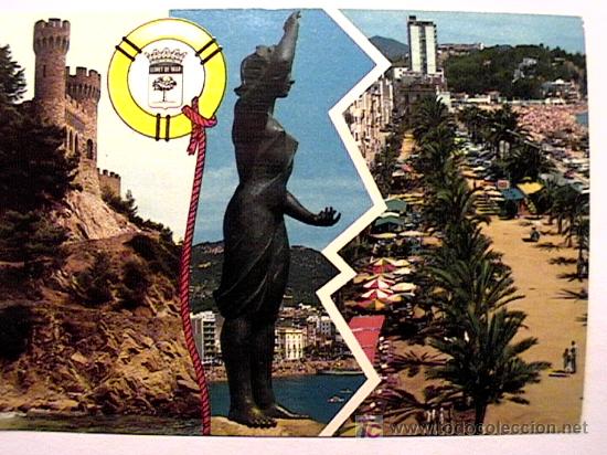 Postales: POSTAL DE LLORET DE MAR, GERONA, DE 1965 - Foto 1