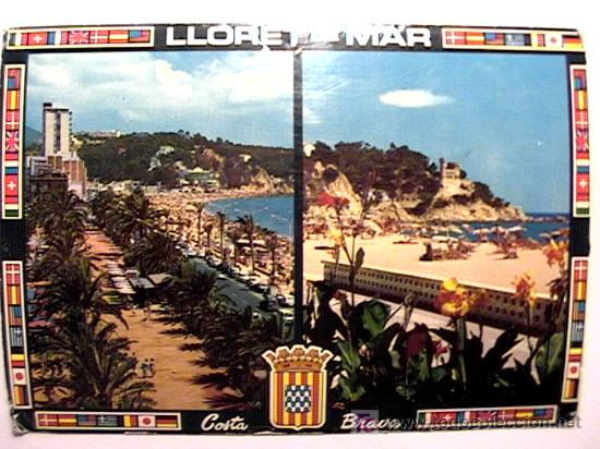Postales: POSTAL DE LLORET DE MAR, GERONA, DE LOS 60 - Foto 1