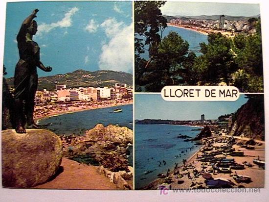 Postales: POSTAL DE LLORET DE MAR, GERONA, DE LOS 70 - Foto 1