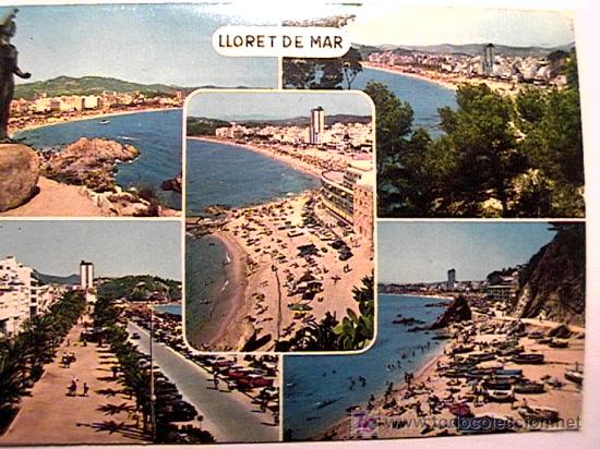 Postales: POSTAL DE LLORET DE MAR, GERONA, DE LOS 70 - Foto 1