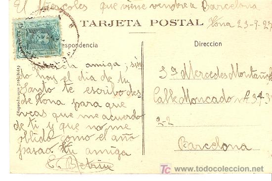 Postales: BONITA POSTAL DE TONA - Foto 2