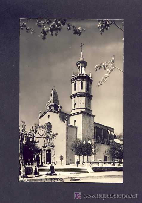 Postais: Postal d' ARENYS DE MAR: Temple Parroquial (Fotos Cerco num.7)
