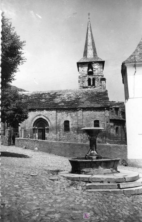 Postales: LERIDA.- BOSSOT.- IGLESIA PARROQUIAL. SIGLO  XII