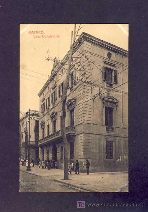 Postales: Postal de MATARO: Casa Consistorial (Ed.Abadal) (animada)