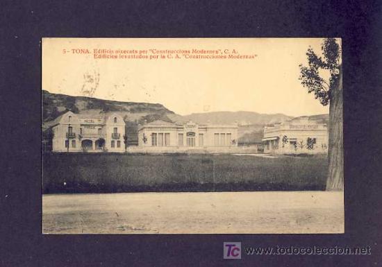 Postales: Postal de TONA: Edificis aixecats per Construccions  Modernes - Foto 1